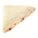 A Pillsbury Place & Bake cranberry orange scone on a white background.