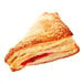 A sugared cherry turnover pastry with a filling.