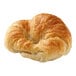 Croissant dough pinched into shape.