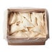 A white box filled with TURNOVER DOUGH SUGARED APPLE pastries.