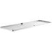 An 18-gauge stainless steel adjustable undershelf designed for 30-inch by 84-inch work tables.