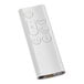 A close up of a white Dyson remote control with buttons.