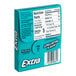 A blue and white case of Wrigley's EXTRA Polar Ice Gum with 12 boxes inside.