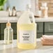 A white jug of Soapbox Sea Minerals and Blue Iris shampoo with a white label.
