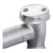 A stainless steel Krowne mop sink faucet pipe with metal cap.