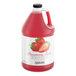 A one-gallon jug of Narvon Strawberry Slush concentrated syrup.