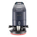 A Nilfisk floor scrubber with dual circular discs.