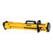 A yellow and black DeWalt flashlight.