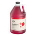 A 1-gallon jug of Hometown Provisions strawberry beverage concentrate.
