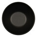 A black Cal-Mil melamine soup bowl on a white background.
