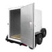 A Leer multi-temp cooler/freezer trailer with a door open.