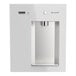 A white Zurn Elkay Liv EZ built-in water dispenser with a black handle.