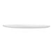 A Cloud Terre by Fortessa stoneware platter with a curved edge.