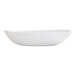 A large white melamine pasta bowl with a smooth, rounded design.