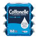 A pack of Cottonelle Freshcare flushable wet wipes containing 168 total wipes.