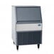 A grey and white Follett Maestro Plus undercounter ice machine.