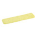 An Advantage Supplies yellow microfiber mop pad.