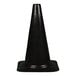 A black 18-inch sport cone with a weighted base.