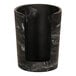A black swirl cup organizer.