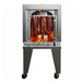 A Wood Stone Natural Gas Vertical Rotisserie Oven with meat on 6 spits.