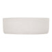 A white Cal-Mil round resin bowl with a white background.