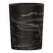 A black and white marbled cylinder with a round lid.
