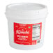 A white bucket of Cleveland Kitchen Spicy Kimchi with a red label.