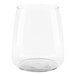 A Tossware plastic rocks glass with a white background.