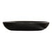 A matte black Cal-Mil coupe melamine pasta bowl.