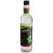A close-up of a DaVinci Gourmet Classic Peppermint Flavoring Syrup bottle with a label.