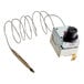 A temperature limiter with a coiled sensor and adjustment knob for Avantco QS-HD series equipment.