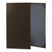 A brown and grey H. Risch, Inc. customizable menu cover.