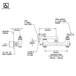 A diagram of a T&S wall mount pantry faucet with 8" adjustable centers and a 6" swing spout.