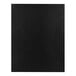 A black rectangular object with a white background.