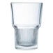 An Arcoroc Starline highball glass with a thin clear rim.