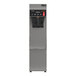 A black Fetco commercial automatic tea and coffee brewer with a black panel and white buttons.