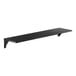 A matte black stainless steel wall-mount shelf measuring 8 inches by 30 inches.