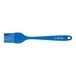 A Dexter-Russell blue silicone basting brush with a handle.