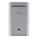 A white rectangular object with the Rinnai logo on it.
