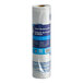 A roll of clear printed overspray protection hand masking film.