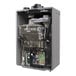 The open control panel of a Rinnai SENSEI tankless water heater.