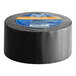 A roll of matte black cloth gaffer's tape with a PVC coating.