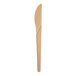 Eco-Products Plantware compostable plastic knife with a beige handle.