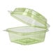A green Eco-Products clear plastic container with a lid.