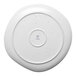 A white Ariane porcelain plate with speckled dots.