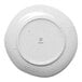 A white Ariane Earth porcelain plate with speckled dots.