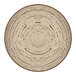 An Ariane Tornado round porcelain plate with a circular sand dollar pattern.