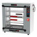 A large silver Metro HotBlox Xpress Countertop heated holding cabinet with shelves.