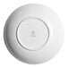 A white Ariane porcelain plate with a circular design.