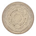 An Ariane Tornado porcelain plate with a sand dollar design on the rim.